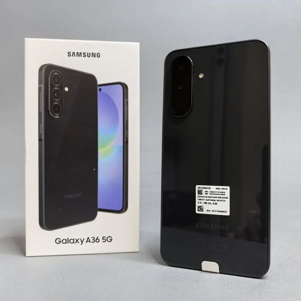 Смартфон Samsung Galaxy A36 5G 8/256 ГБ, Dual: nano SIM + eSIM, черный