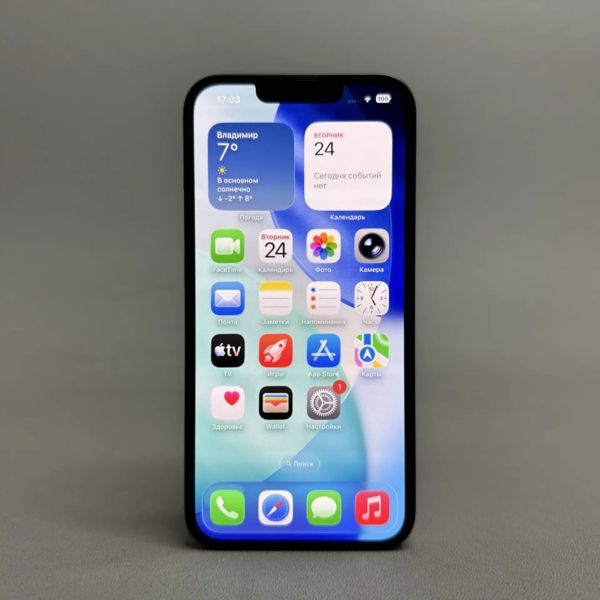 Смартфон Apple iPhone 13 128 ГБ, Dual: nano SIM + eSIM, тёмная ночь