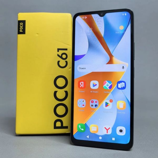 Смартфон Xiaomi POCO C61 3/64 ГБ RU, Dual nano SIM, зеленый