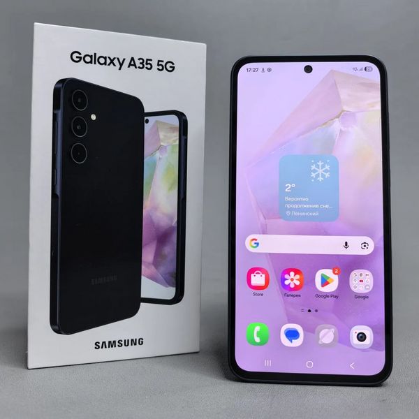 Смартфон Samsung Galaxy A35 5G 8/128 ГБ, Dual nano SIM, темно-синий