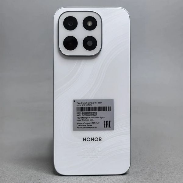 Смартфон HONOR X6c 6/128 ГБ Global для РФ, Dual nano SIM, лунный белый