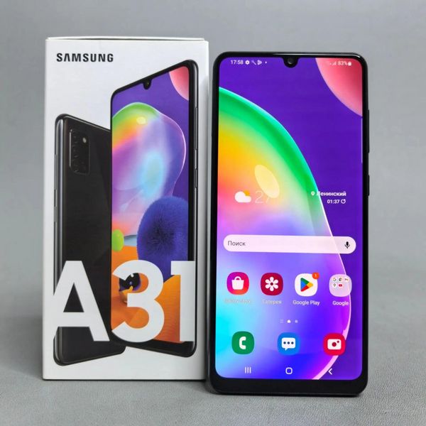 Смартфон Samsung Galaxy A31 (SM-A315F) 4/64 ГБ RU, 2 nano SIM, черный