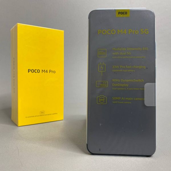 Смартфон Xiaomi POCO M4 Pro 5G 4/64 ГБ Global, Dual nano SIM, холодный синий