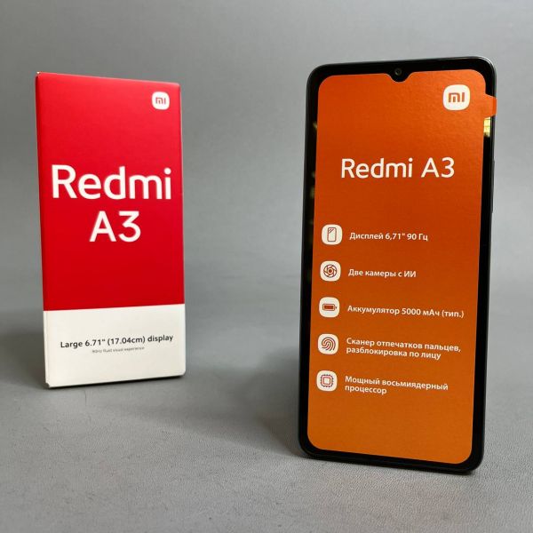 Смартфон Xiaomi Redmi A3 4/128 ГБ RU, Dual nano SIM, Forest green