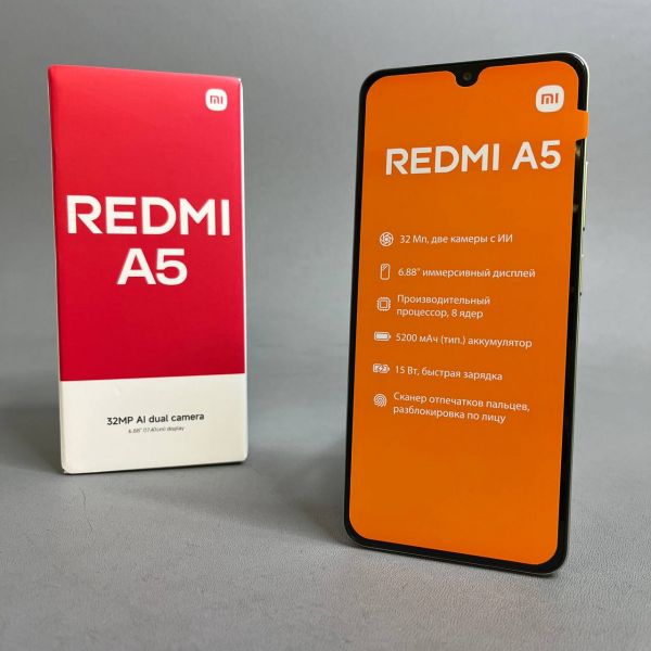 Смартфон Xiaomi Redmi A5 4/128 ГБ RU, Dual nano SIM, Lake Green