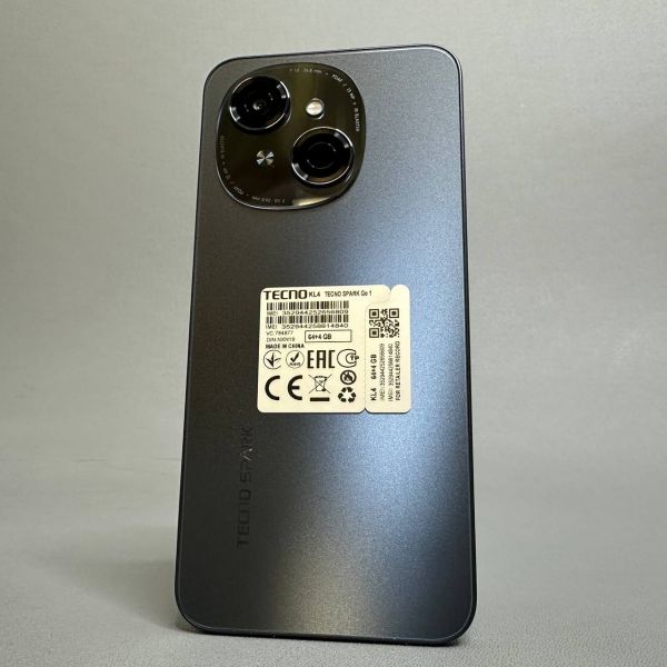 Смартфон TECNO Spark Go 1 4/64Gb RU, Dual nano SIM, startrail black