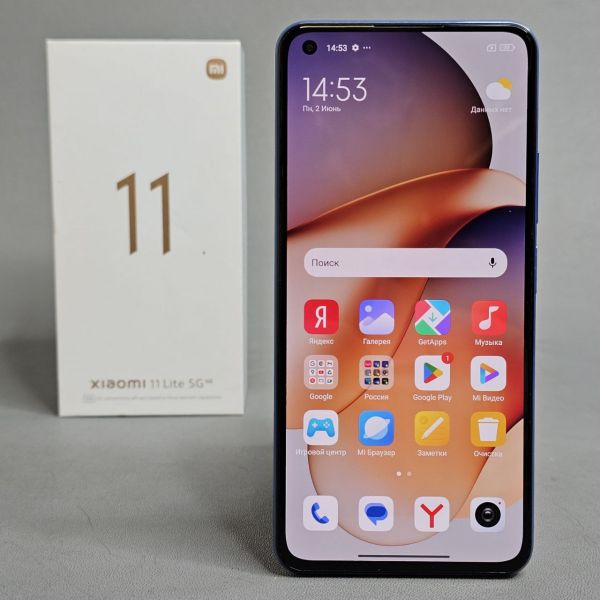 Смартфон Xiaomi 11 Lite 5G NE 8/128 ГБ RU, Dual nano SIM, мармеладно-голубой