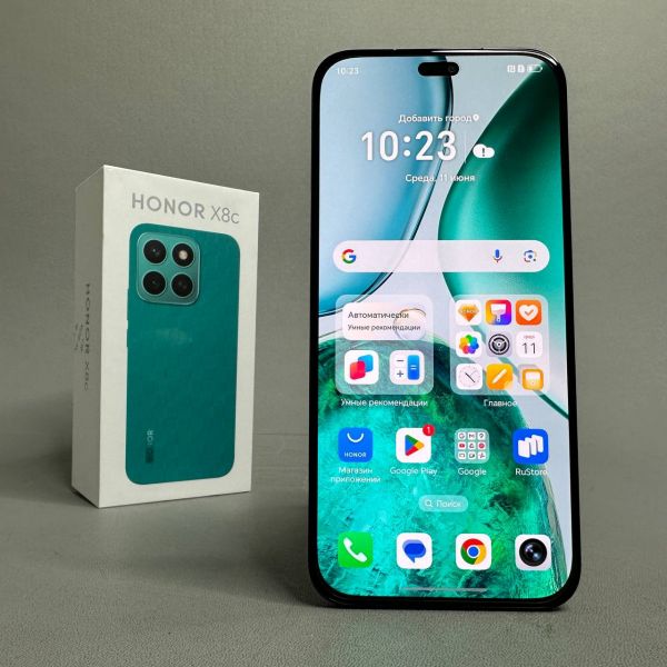 Смартфон HONOR X8C 8/256 ГБ, Dual nano SIM, чёрный