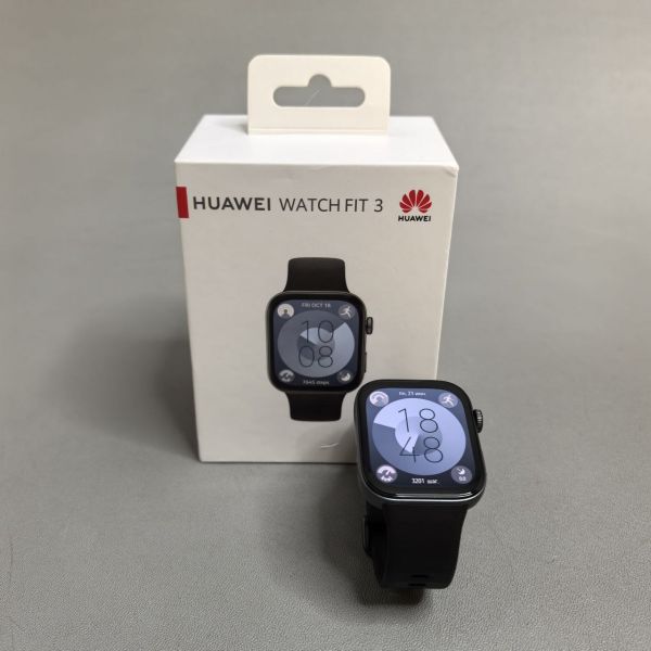 Умные часы HUAWEI Watch FIT 3 Classic, (SLO-B19), Серый, (55020CDU)