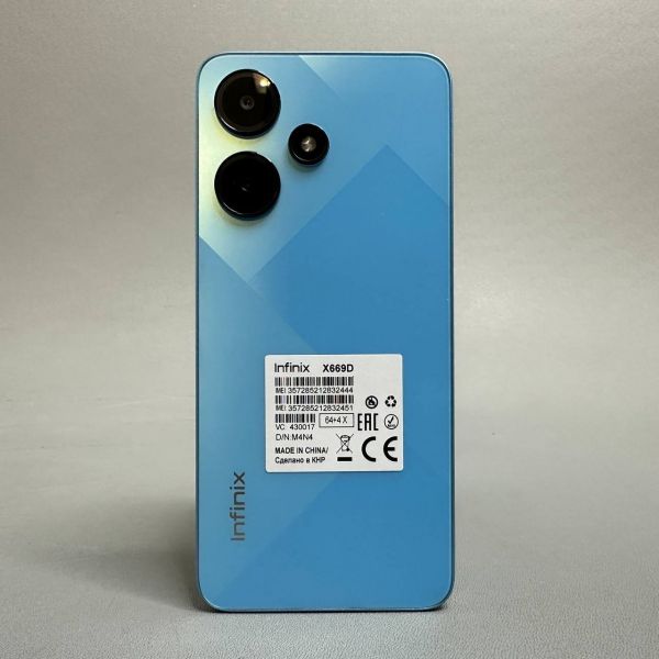 Смартфон Infinix Hot 30i 4/64 ГБ Global для РФ, Dual nano SIM, голубой