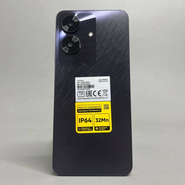 Смартфон realme Note 60 6/128 ГБ, RMX3933, Полуночный черный