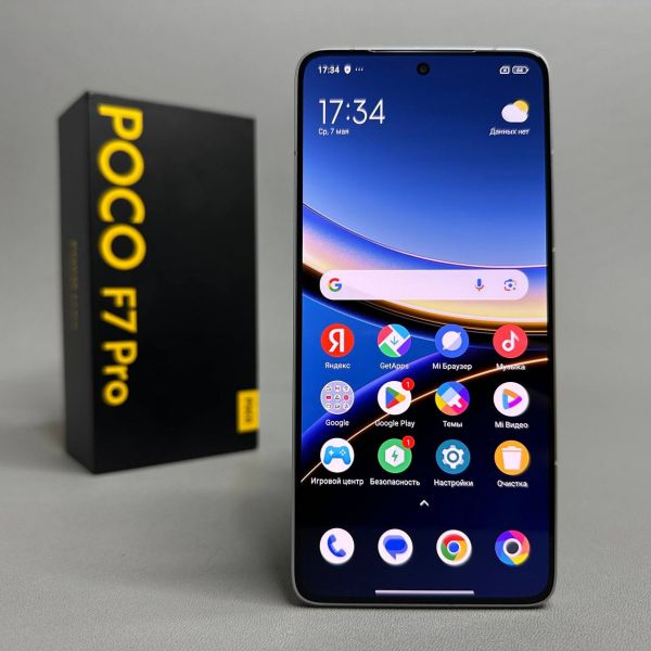 Смартфон Xiaomi Poco F7 Pro 12/512Gb, Dual nano sim, Silver