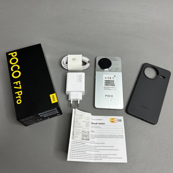 Смартфон Xiaomi Poco F7 Pro 12/512Gb, Dual nano sim, Silver