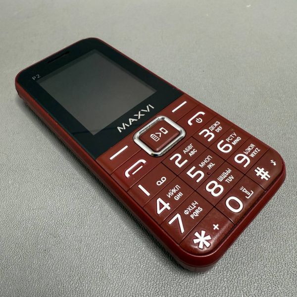Телефон MAXVI P2, 2 SIM, wine red