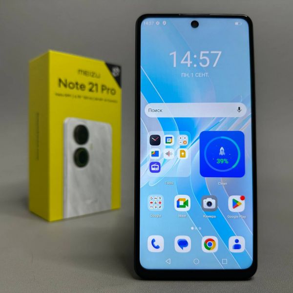Смартфон Meizu Note 21 Pro M412H 8/256 ГБ, Dual nano SIM, черный