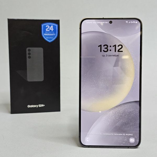 Смартфон Samsung Galaxy S24 Plus 5G, 12/256Gb, nano SIM+eSIM, Onyx Black