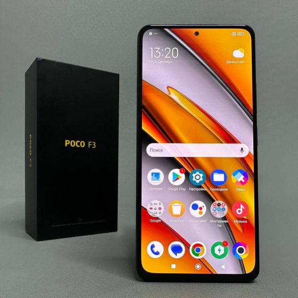 Смартфон Xiaomi POCO F3 6/128 ГБ Global, Dual nano SIM, черная ночь