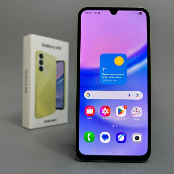 Смартфон Samsung Galaxy A15 4G 8/256 ГБ, Dual nano SIM, желтый