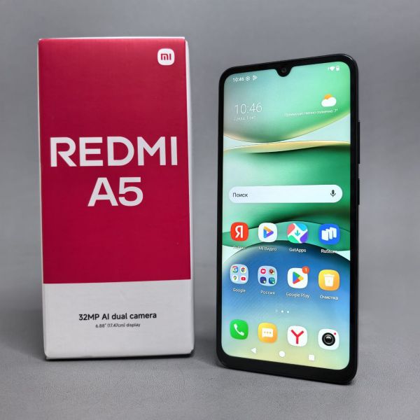 Смартфон Xiaomi Redmi A5 3/64Gb RU, Dual nano SIM, черный