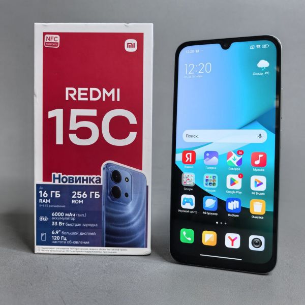 Смартфон Xiaomi Redmi 15C, 8/256Gb, Dual nano SIM, Mint Green