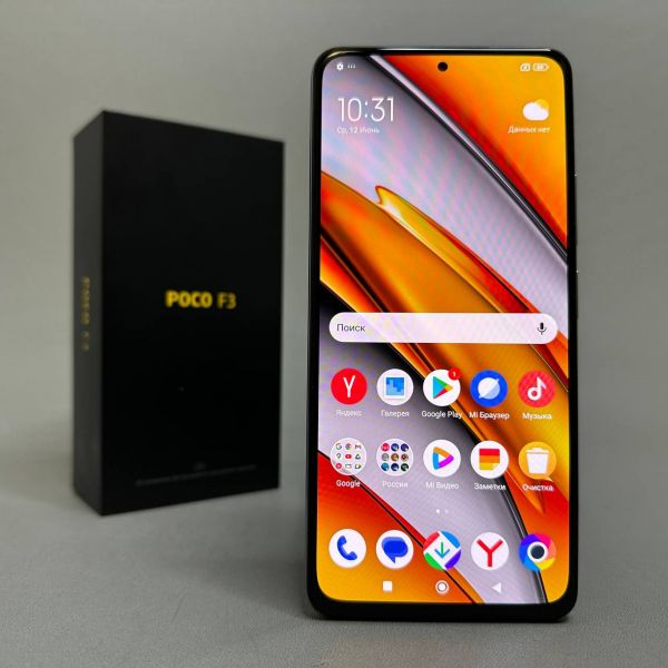 Смартфон Xiaomi POCO F3 6/128 ГБ, Dual nano SIM, Arctic White