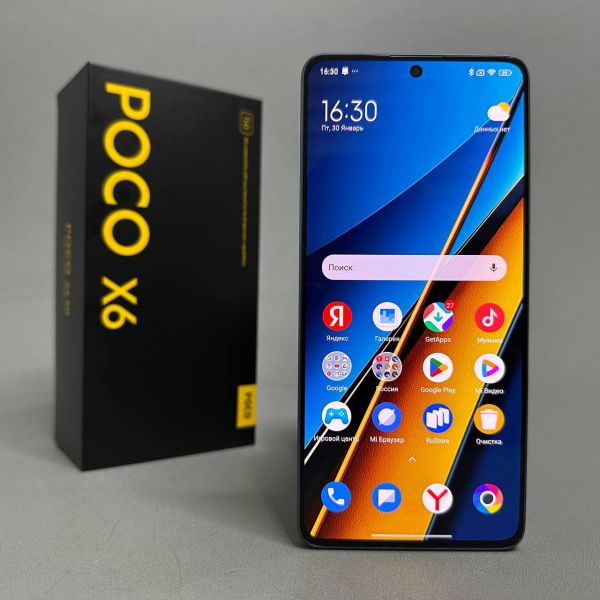 Смартфон Xiaomi POCO X6 5G 12/256 ГБ Global, Dual nano SIM, черный