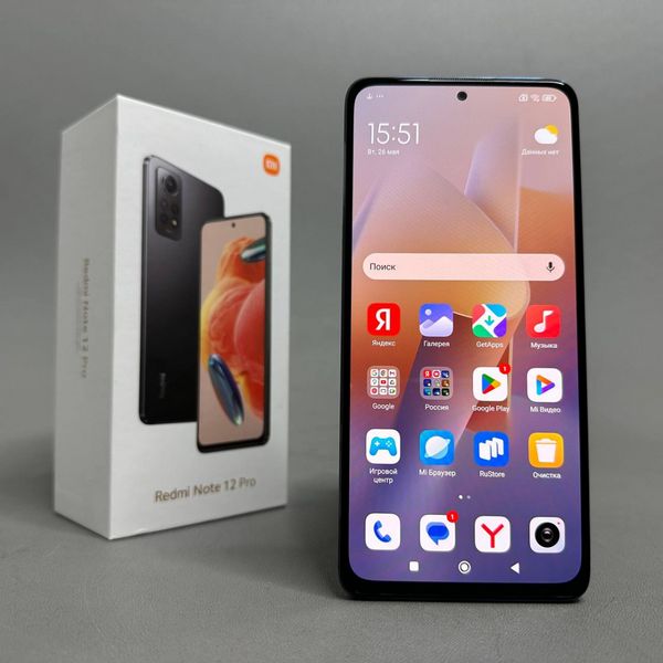 Смартфон Xiaomi Redmi Note 12 Pro 4G 8/256 ГБ RU, Dual nano SIM, голубой