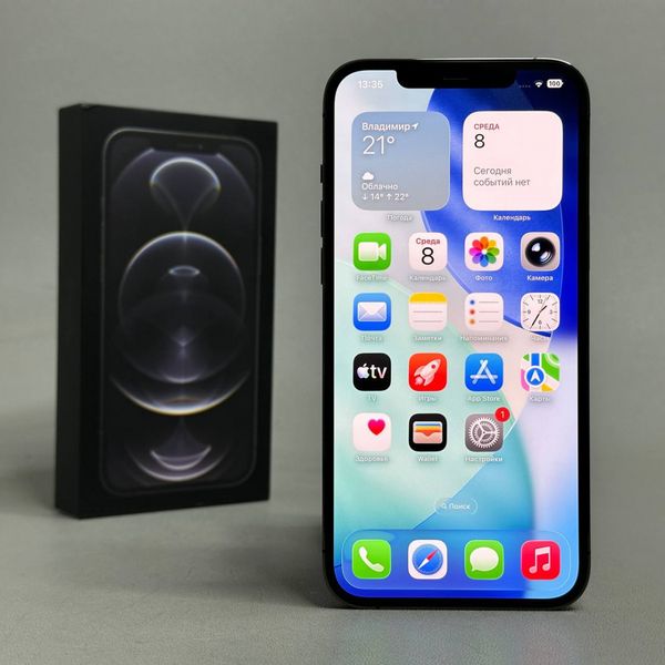 Смартфон Apple iPhone 12 Pro Max, 256 ГБ, nano-SIM + eSIM, серый