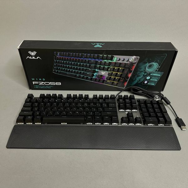 Клавиатура механическая проводная AULA F2058  черная