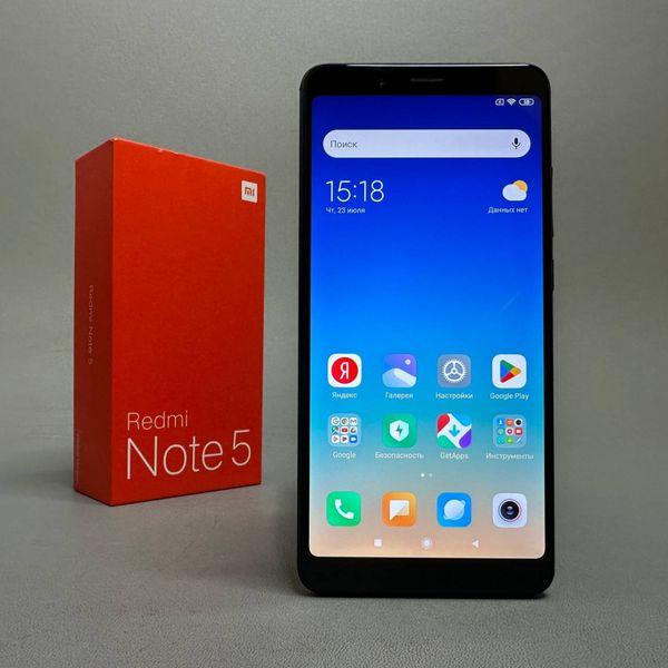 Смартфон Xiaomi Redmi Note 5 3/32 ГБ, 2 SIM, черный