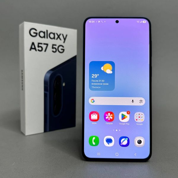 Смартфон Samsung Galaxy A57 5G, 8/256 ГБ, Dual nano SIM, синий