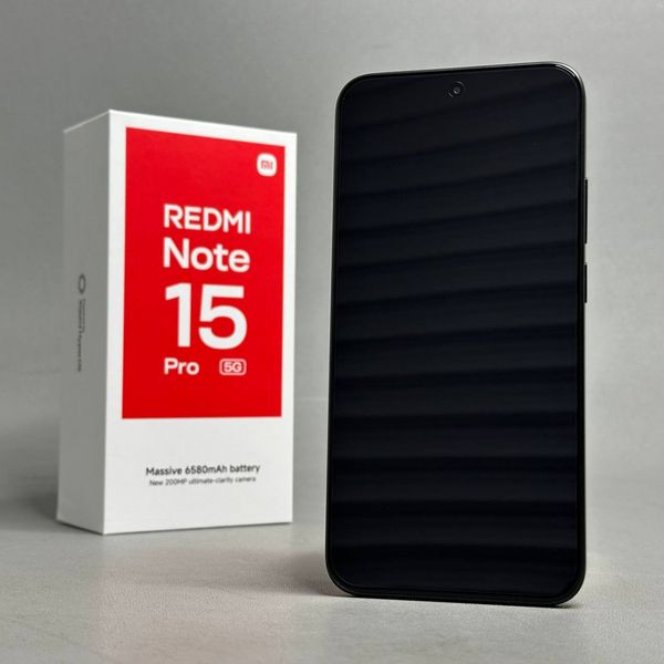 Смартфон Xiaomi Redmi Note 15 Pro 5G 8/512 ГБ RU, Dual nano SIM, черный