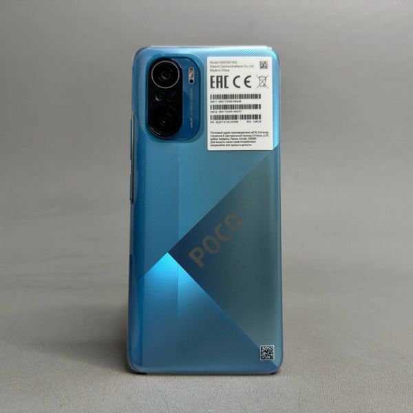 Смартфон Xiaomi POCO F3 6/128 ГБ RU, Dual nano SIM, deep ocean blue
