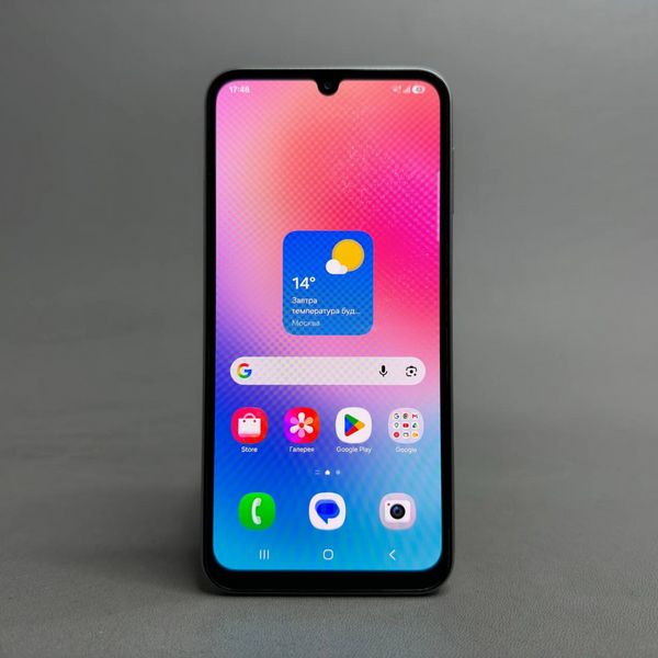 Смартфон Samsung Galaxy A24 8/128 ГБ серебристый