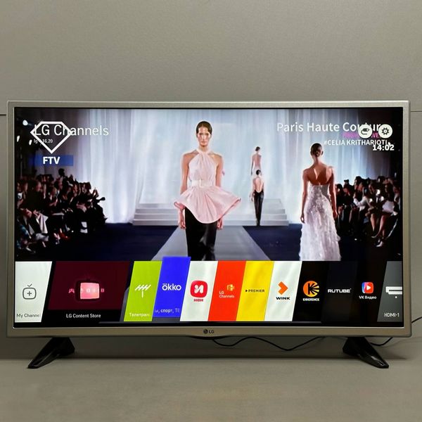 32'' HD Smart Телевизор LG 32LJ600U черный