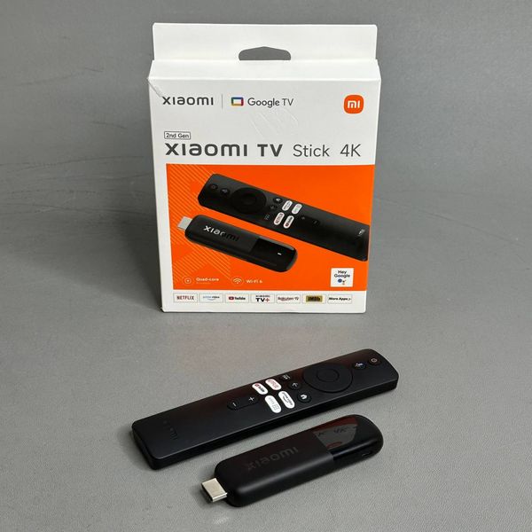 ТВ-приставка Xiaomi Mi TV Stick 4K (2nd Gen, MDZ-33-AA), Android TV, Global, черный