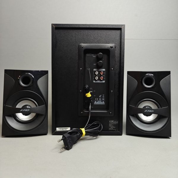 Колонки F and D F380X черный, формат акустики-2.1, 54 Вт, (без ПДУ)