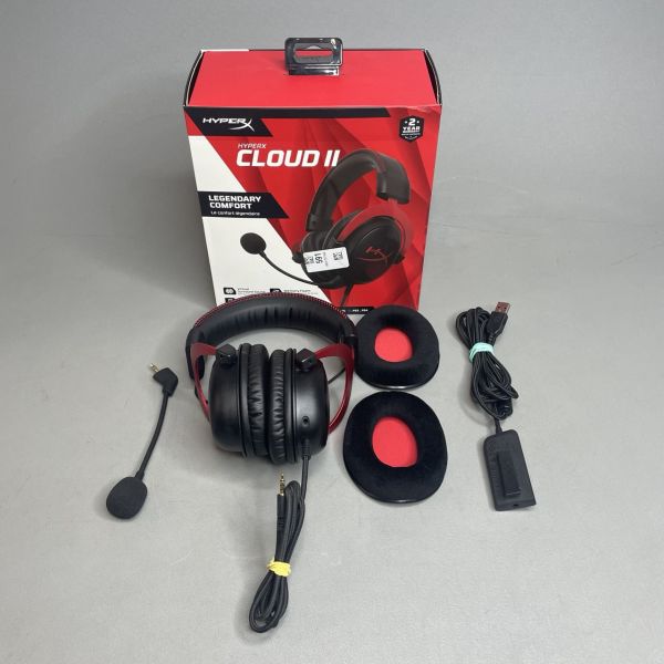 Наушники проводные Hyperx Cloud II RED KHX-HSCP-RD 4P5M0AA, черный