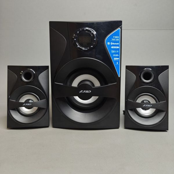 Колонки F and D F380X черный, формат акустики-2.1, 54 Вт, (без ПДУ)