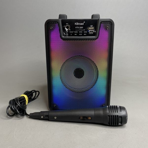 Портативная колонка KBroad KTS-1920, Bluetooth, FM, MP3 с подсветкой