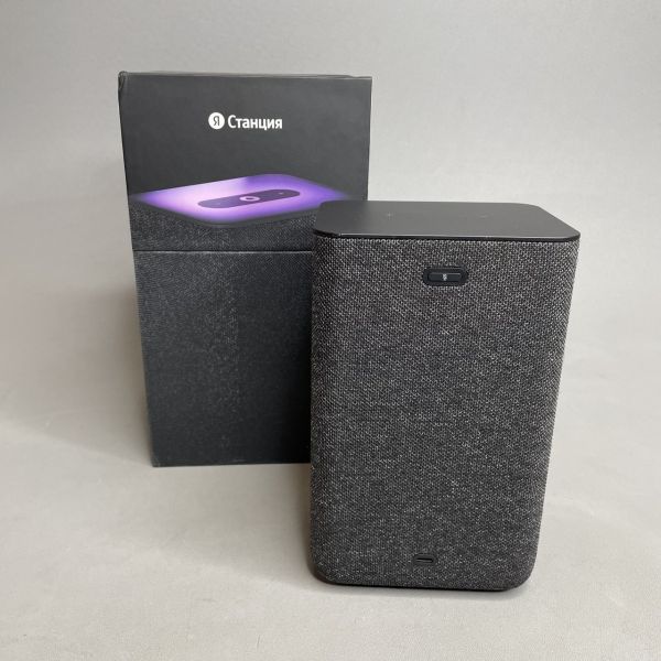 Умная колонка Яндекс Станция 2 с Алисой, черный антрацит