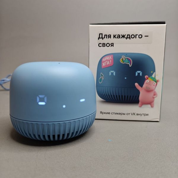 Умная колонка VK Капсула Нео Маруся голубой 5W 1.0 BT 12м (VKSP11BL)