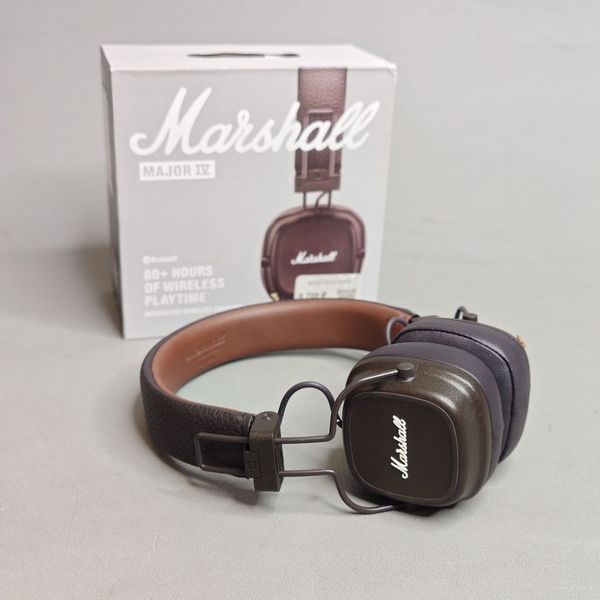 Беспроводные/проводные наушники Marshall Major IV коричнивые