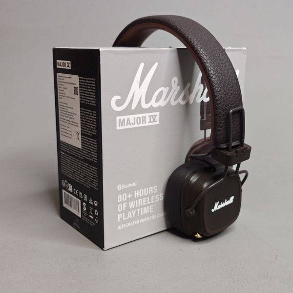 Беспроводные/проводные наушники Marshall Major IV коричнивые
