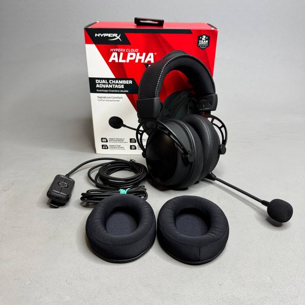 Проводные наушники HyperX Cloud Alpha S черный