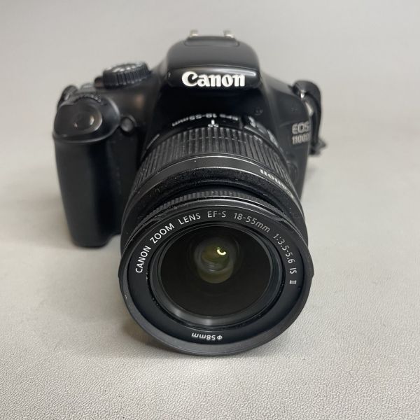 Зеркальный фотоаппарат Canon EOS 1100D Kit EF-S 18-55mm f/3.5-5.6 IS II, черный