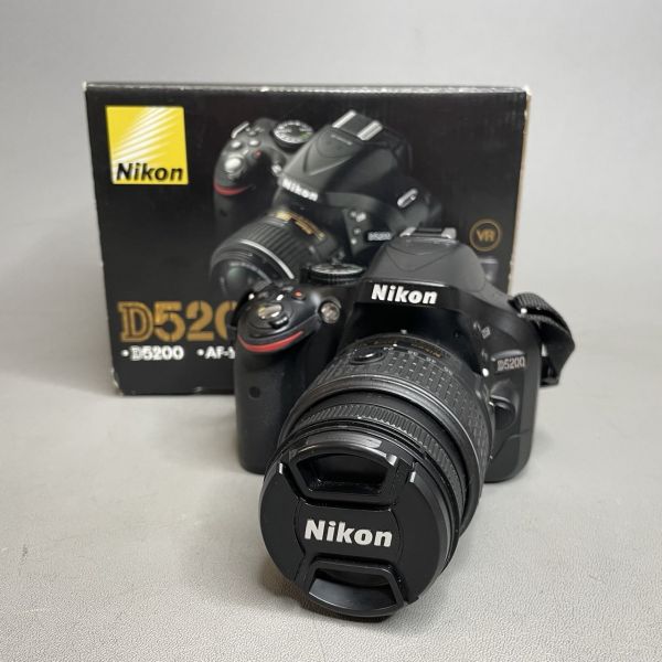 Фотоаппарат Nikon D5200 Kit AF-S DX NIKKOR 18-55mm f/3.5-5.6G VR II, черный