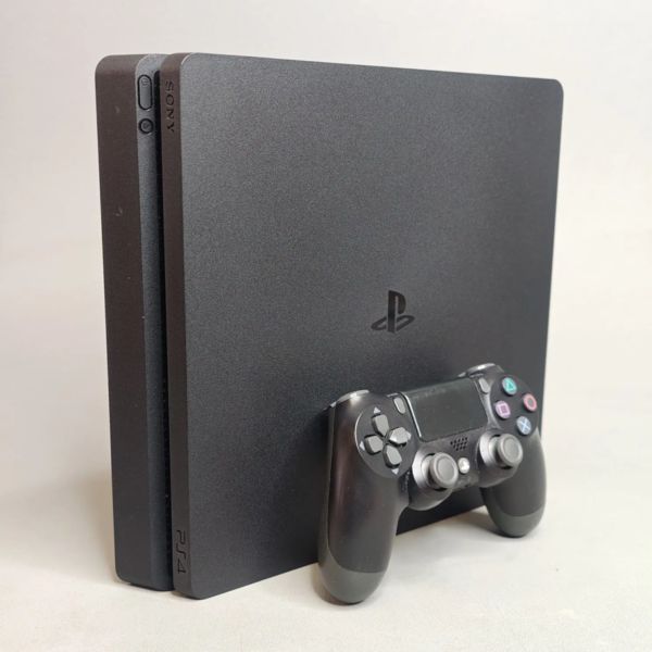 Игровая приставка Sony PlayStation 4 Slim 1000 ГБ HDD, без игр, черная