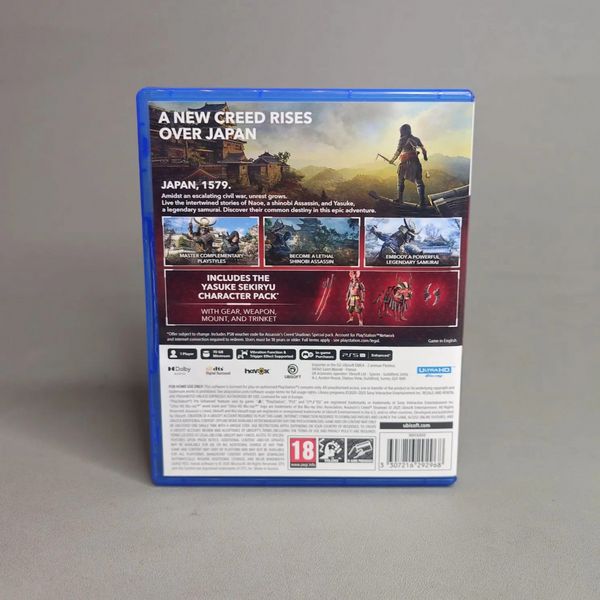 Игра PS5 ASSASSINS CREED SHADOW, диск