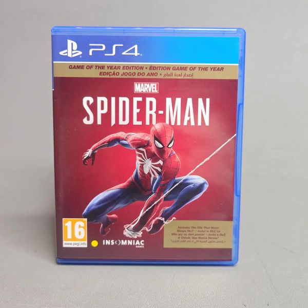 Игра Marvel Человек-паук Издание «Игра года» ( PS4, диск)